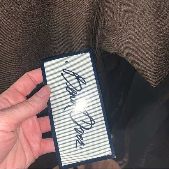 Vintage Womens Bend Over By Levi’s Short Sleeve Pant Suit Brown Size 18P/ Large - Picture 7 of 16